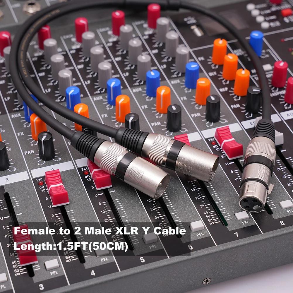 XLR - ũ ̺,  ũ Ŀ   ׼, 50cm XLR - XLR  ̺